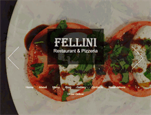 Tablet Screenshot of fellinirestaurant.com